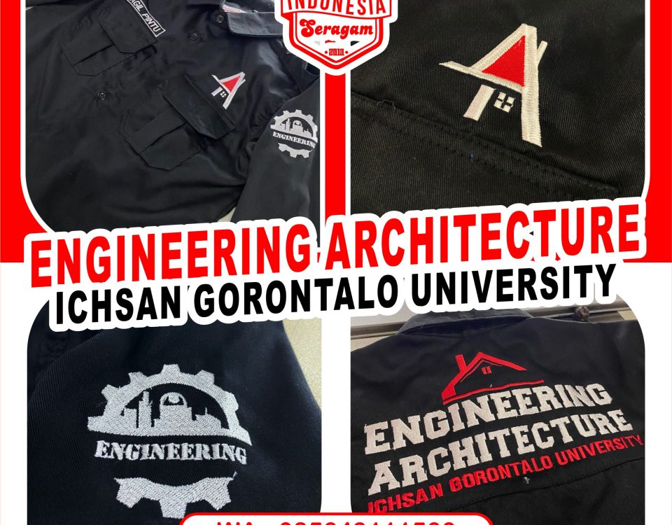 Seragam Kemeja Korsa PDH PDL Engineering Architecture Ichsan Gorontalo University