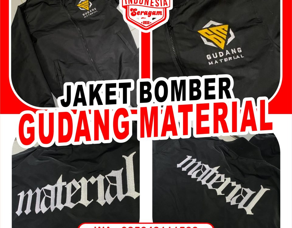 Jaket Bomber Gudang Material