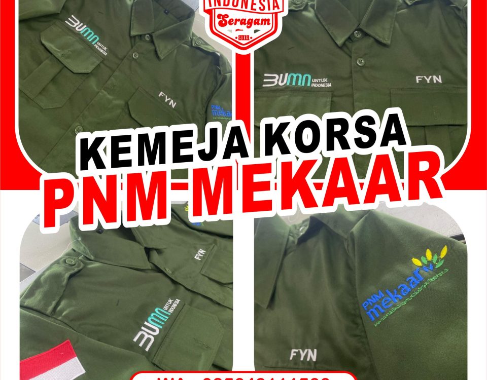 Seragam Kemeja Korsa PDH PDL Permodalan Nasional Madani PNM mekaar Badan Usaha Milik Negara BUMN