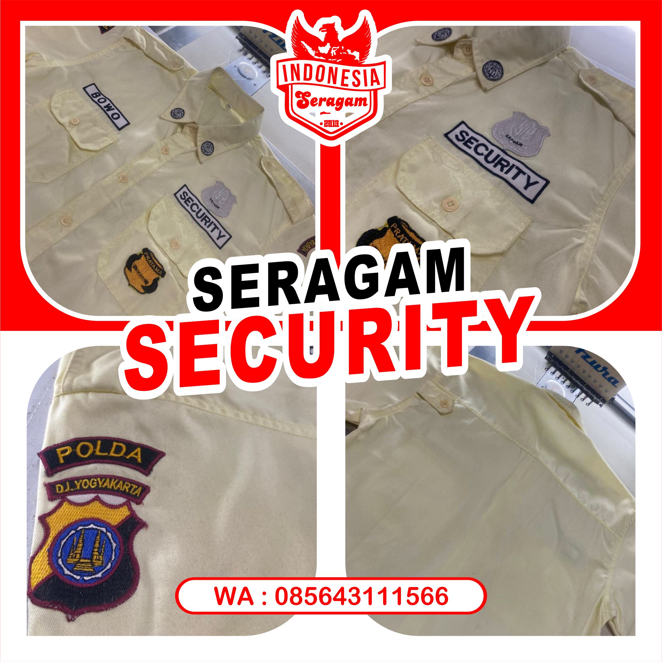 Seragam Kemeja Korsa PDH PDL Satpam / Security Yogyakarta