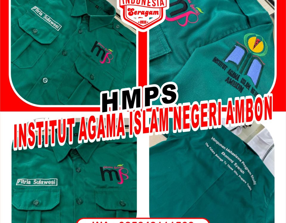 Seragam Kemeja Korsa PDH PDL Himpunan Mahasiswa Program Studi Ekonomi Syariah HMPS Institut Agama Islam Negeri IAIN Ambon
