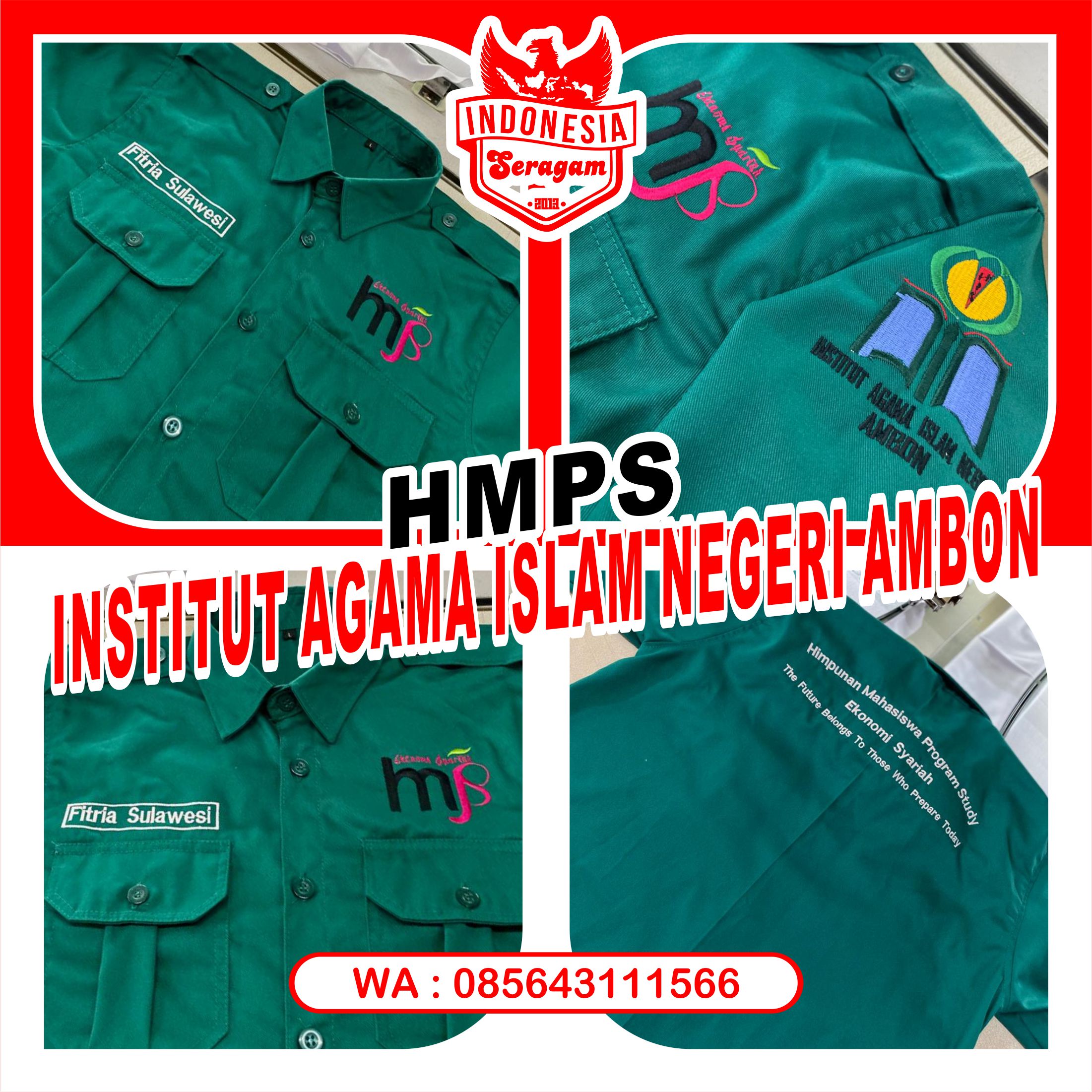 Seragam Kemeja Korsa PDH PDL Himpunan Mahasiswa Program Studi Ekonomi Syariah HMPS Institut Agama Islam Negeri IAIN Ambon