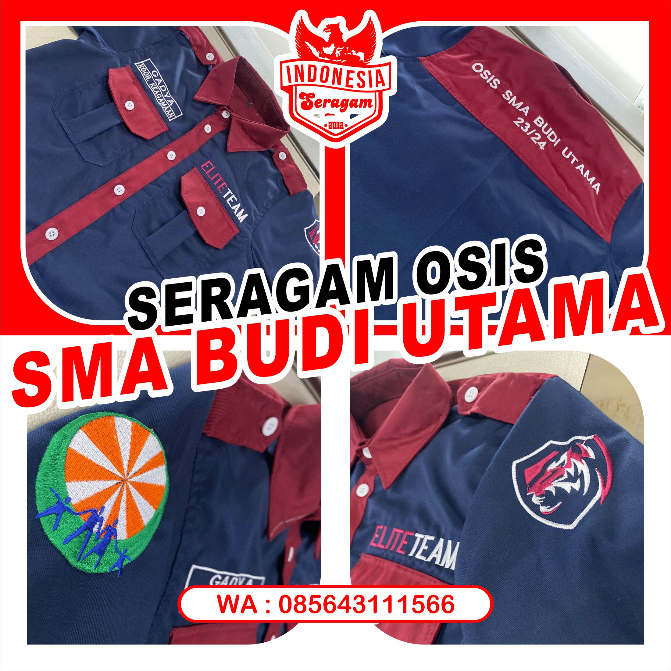 Seragam Kemeja Korsa PDH PDL Organisasi Siswa Intra Sekolah OSIS budi Utama 23/24 Yogyakarta