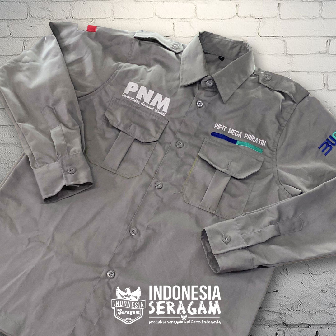 Seragam Kemeja Korsa PDH PDL Permodalan Nasional Madani PNM mekaar Badan Usaha Milik Negara BUMN